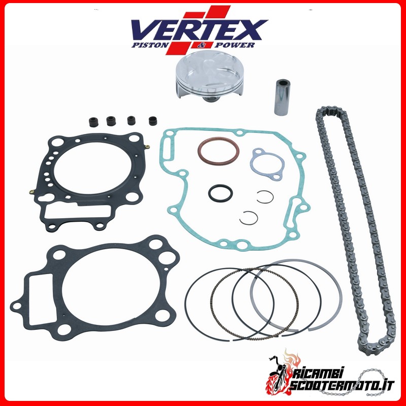 PISTON KIT + CAGE + SEALS VERTEX 77,96 Honda CRF 250 R 2008-2009