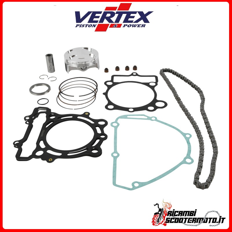 PISTON KIT + CAGE + SEALS VERTEX 76,96 Kawasaki KX 250 F 2006-2008
