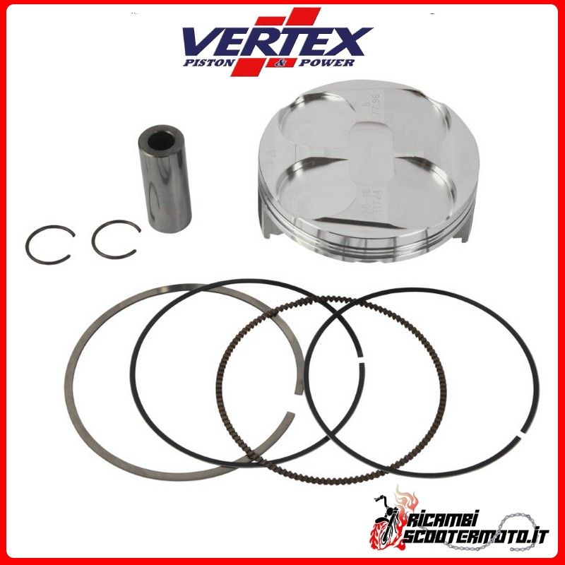 KIT PISTONE + GABBIA + GUARNIZIONI VERTEX 77,96 HONDA CRE 250 X 2004-2017