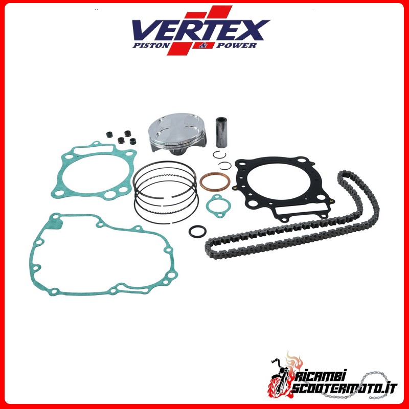 KIT PISTONE + GABBIA + GUARNIZIONI VERTEX 95,98 HONDA CRF 450 R 2002-2006