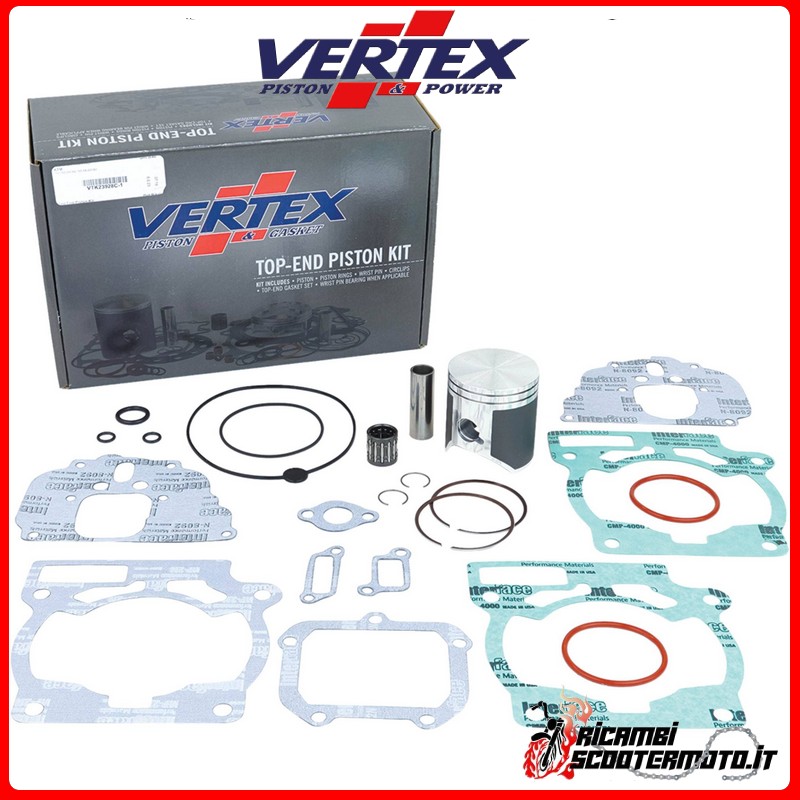 KIT PISTÓN + JAULA + JUNTAS VERTEX 53,96 Ktm 105 SX 2004-2006