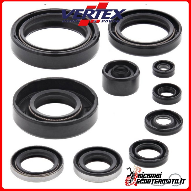 KIT DE JOINTS D'HUILE MOTEUR VERTEX Kawasaki KX 125 1992-1993