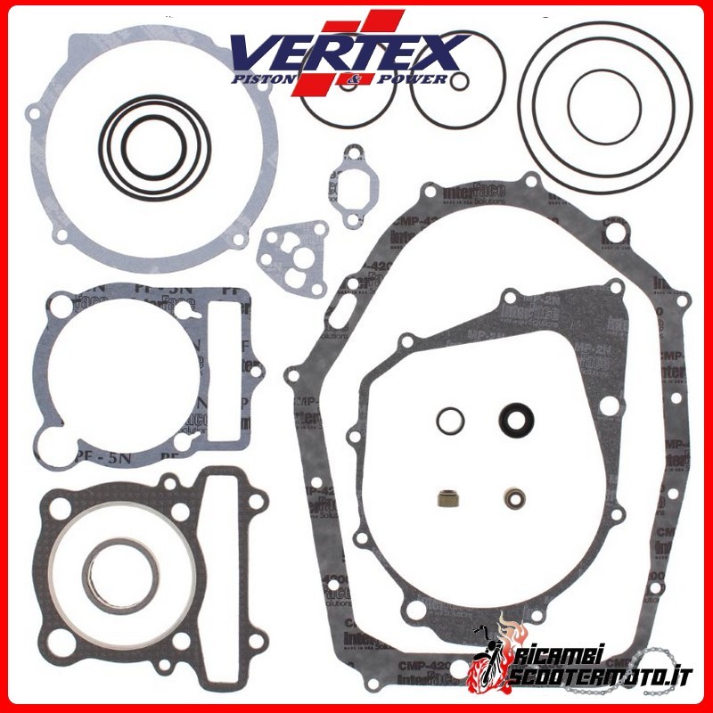 KIT DE JUNTAS DE MOTOR VERTEX Yamaha YFM 350 Big Bear 1987-1996