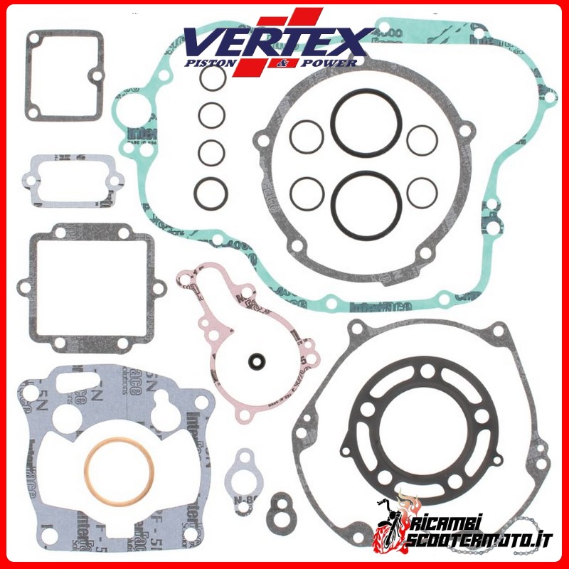 VERTEX ENGINE GASKET KIT Kawasaki KX 125 1992-1993
