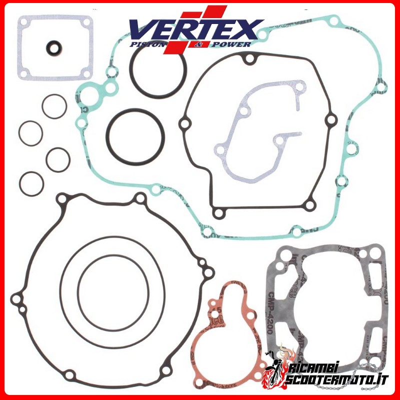 KIT DE JUNTAS DE MOTOR VERTEX Kawasaki KX 125 2003-2005