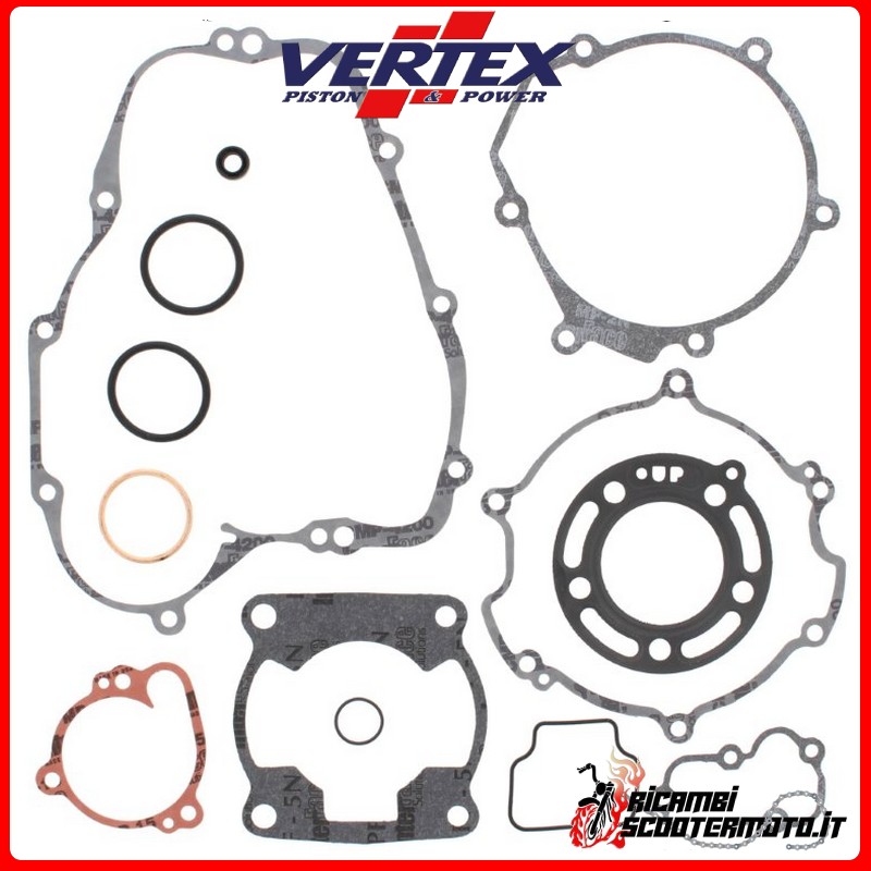 KIT GUARNIZIONI MOTORE VERTEX KAWASAKI KX 80 1998-2000