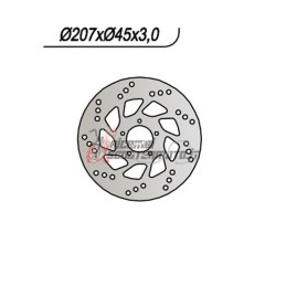 DISCO DE FRENO DELANTERO ALFER MINI 50 2001-2002