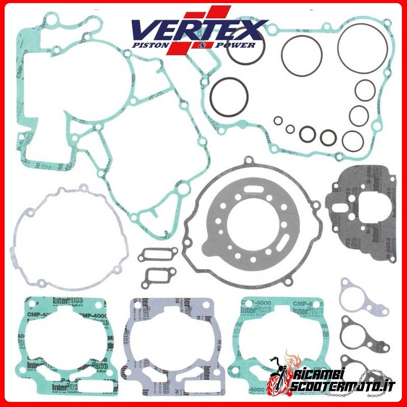 KIT GUARNIZIONI MOTORE VERTEX KTM 125 EXC / SIXDAYS 1998-2001