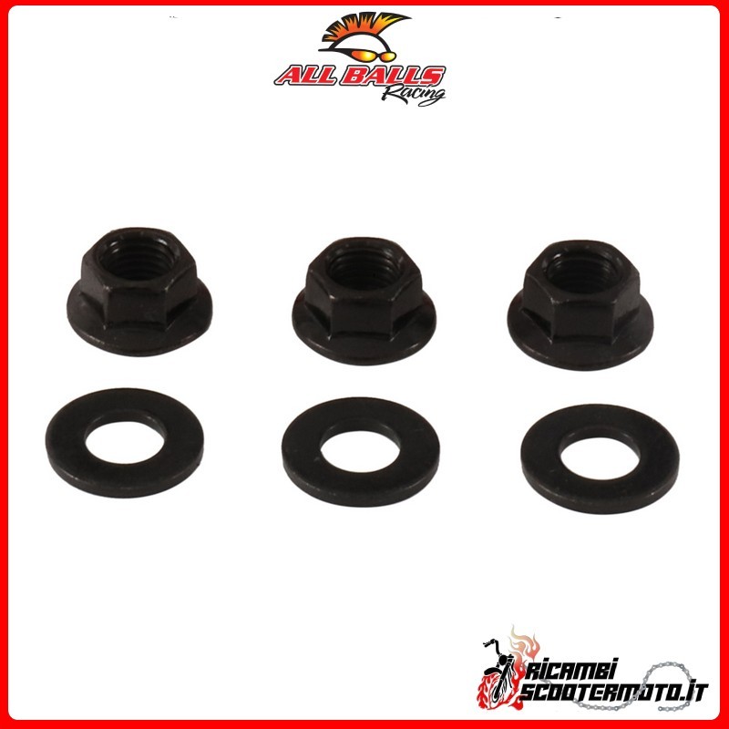 All Balls REAR WHEEL NUT KIT Suzuki LT 80 QuadSport 1987-2006