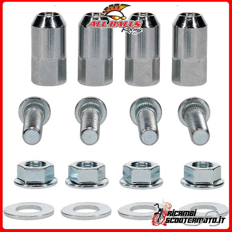 All Balls FRONT PIN AND NUTS KIT Polaris Ranger 4x4 500 Crew 2012