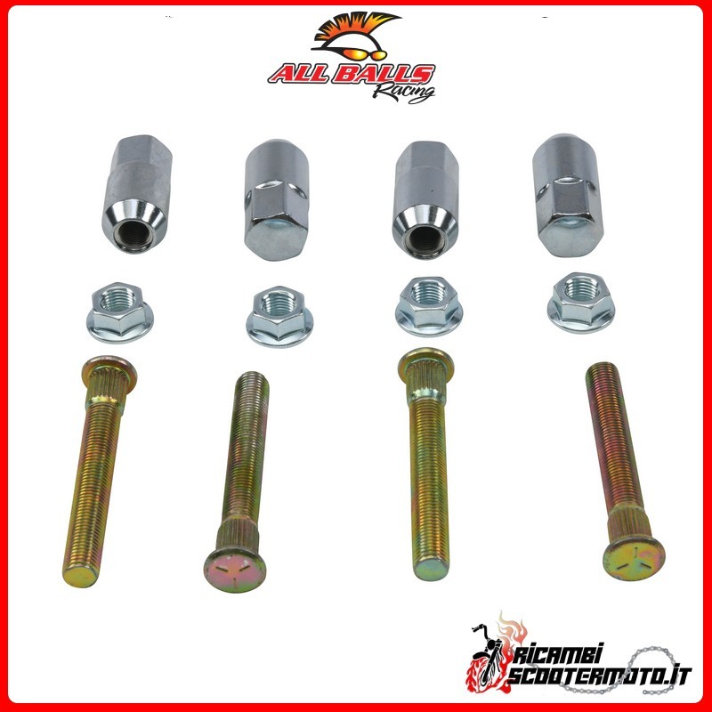 KIT DE PASADORES Y TUERCAS DELANTERAS All Balls Polaris RZR 4 800 2011