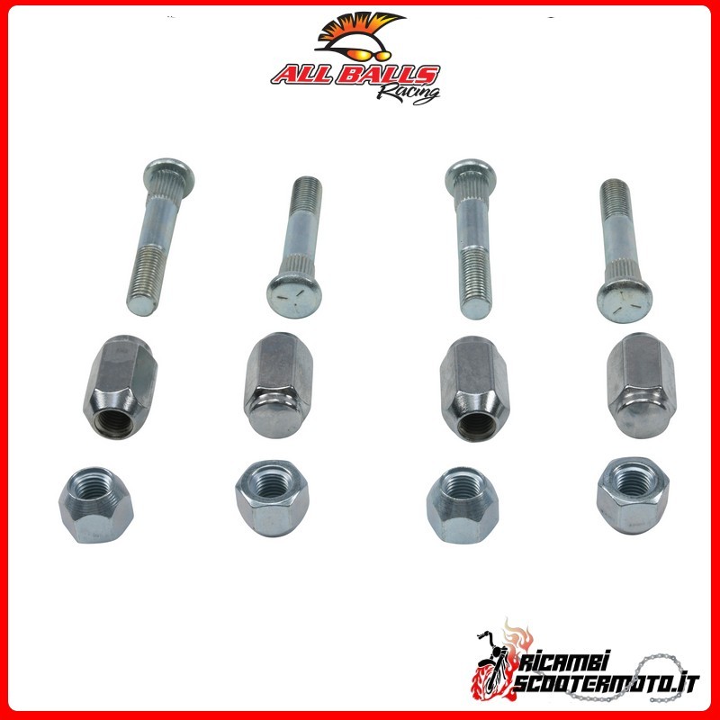 KIT DE PASADORES Y TUERCAS DELANTERAS All Balls Polaris Sportsman 550 EPS 2010-2014
