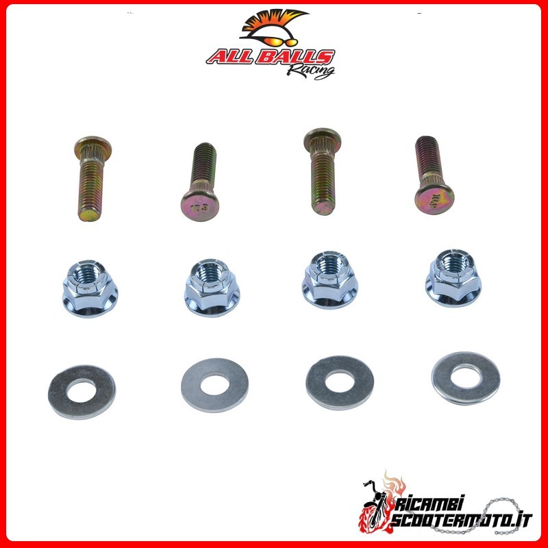 KIT DE PASADORES Y TUERCAS DELANTERAS All Balls Can-Am DS 450 2010-2015