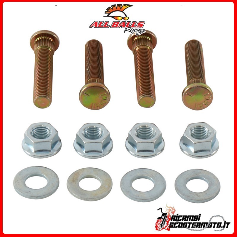 KIT D'ÉCROUS DE ROUE AVANT All Balls Polaris Ranger 4x4 500 EFI 2009-2010