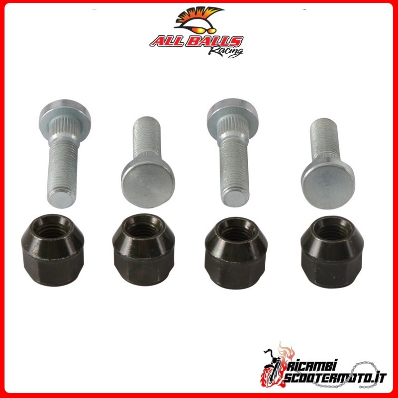 All Balls Vorderradbolzen- und Mutternsatz Kawasaki KVF650 I Brute Force 2006-2013