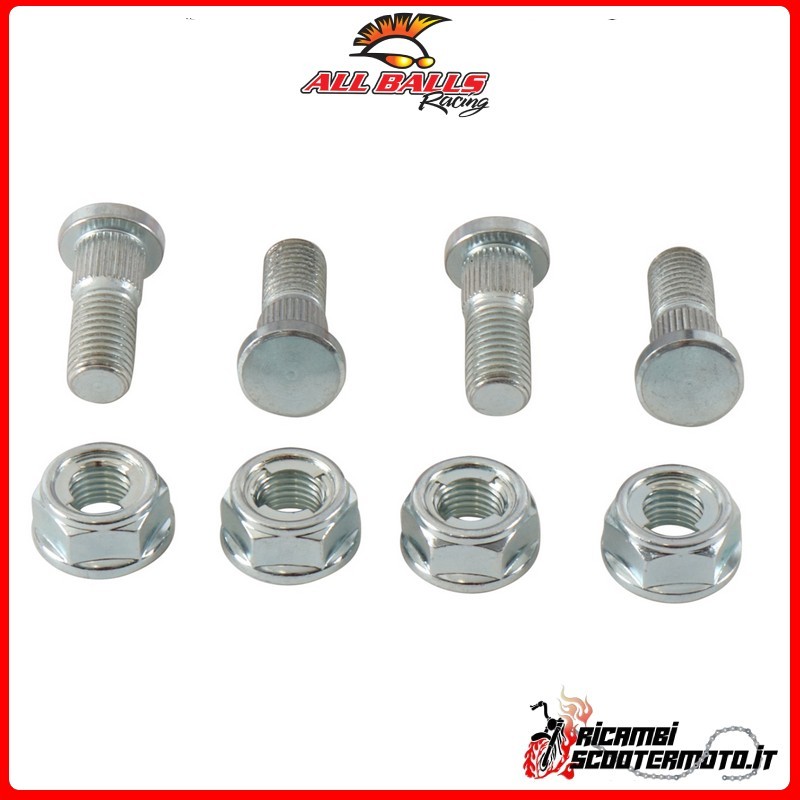 All Balls Vorderradbolzen- und Mutternsatz Kawasaki KVF300A Prairie 4x4 1999-2002