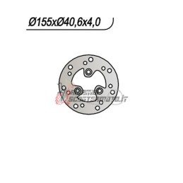 DISQUE DE FREIN AVANT APRILIA AMICO LK/LX/GL DT 50 1996-1999