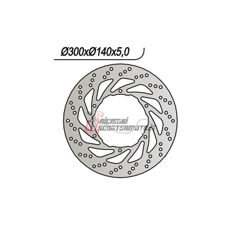 DISQUE DE FREIN AVANT APRILIA ETV CAPONORD / ETV CAPONORD ABS 1000 2001-2007