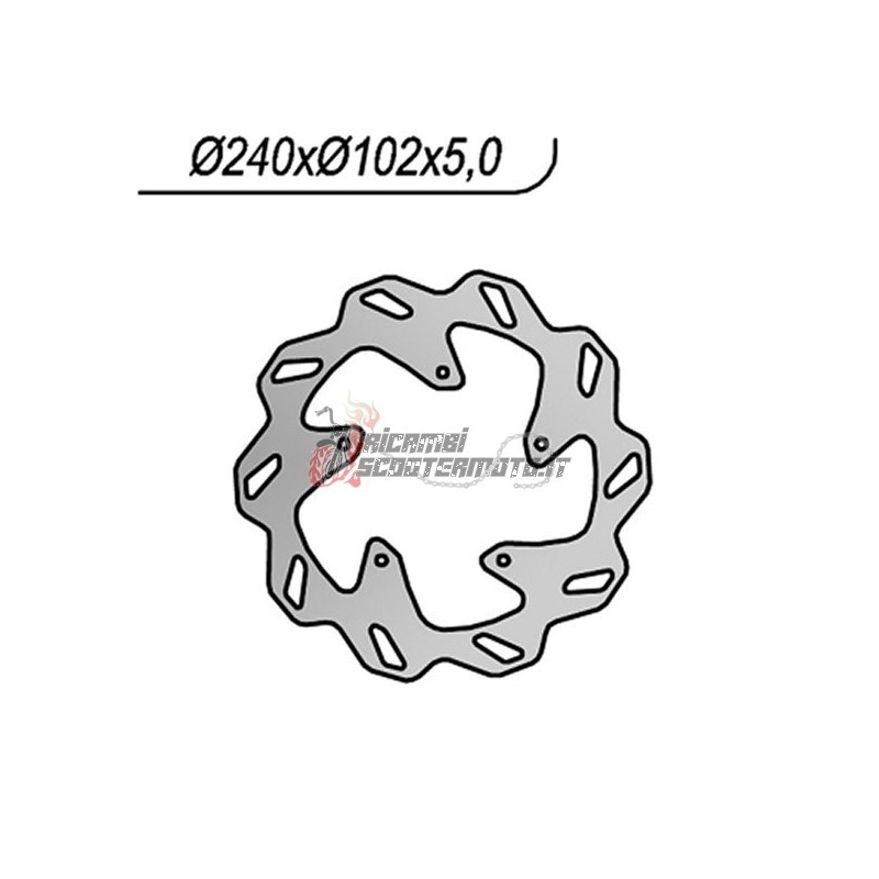 DISCO DE FRENO TRASERO APRILIA RXV 450 2005-2014