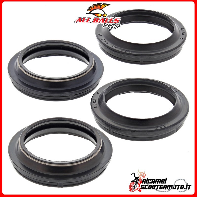 All Balls FORK DUST COVER KIT Triumph Adventurer 900 1996-1998