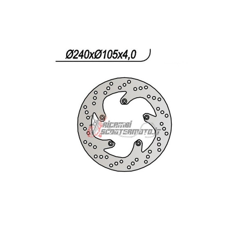 REAR BRAKE DISC MALAGUTI MADISON 3 125 2006-2008