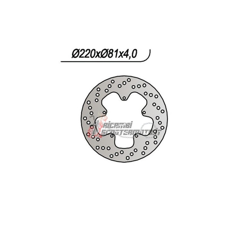 REAR BRAKE DISC BENELLI BENELLI ADIVA 125 2001-2005