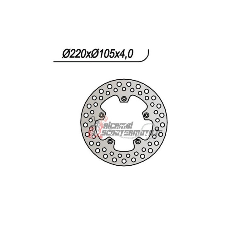 FRONT BRAKE DISC BENELLI BENELLI ADIVA 125 2001-2005 FRONT BRAKE DISC BENELLI BENELLI ADIVA 125 2001-2005