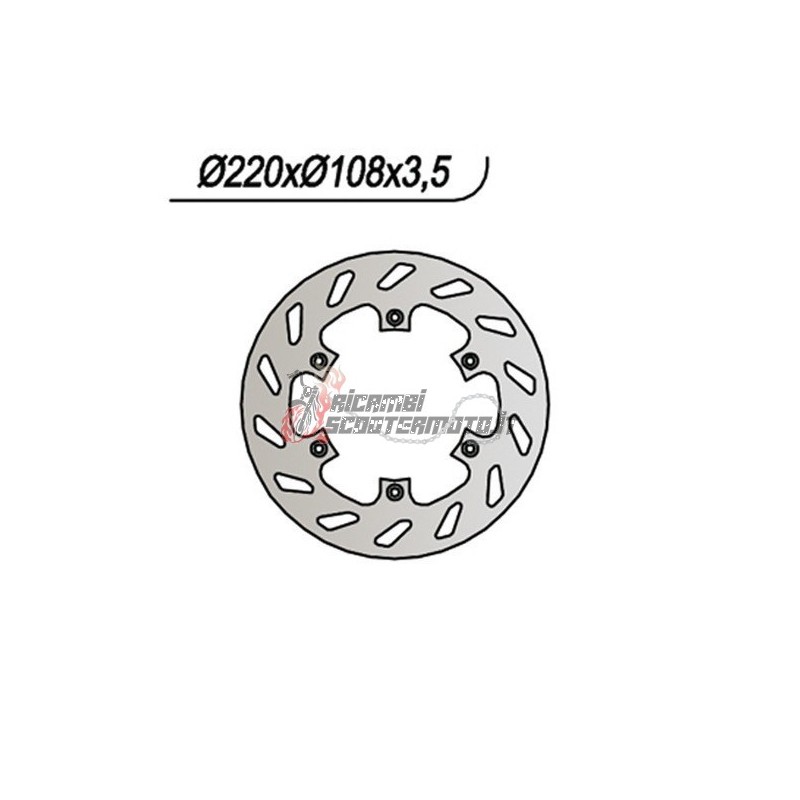 DISCO DE FRENO DELANTERO BETA MOTOR RK ADVENTURE 50 1995-1996