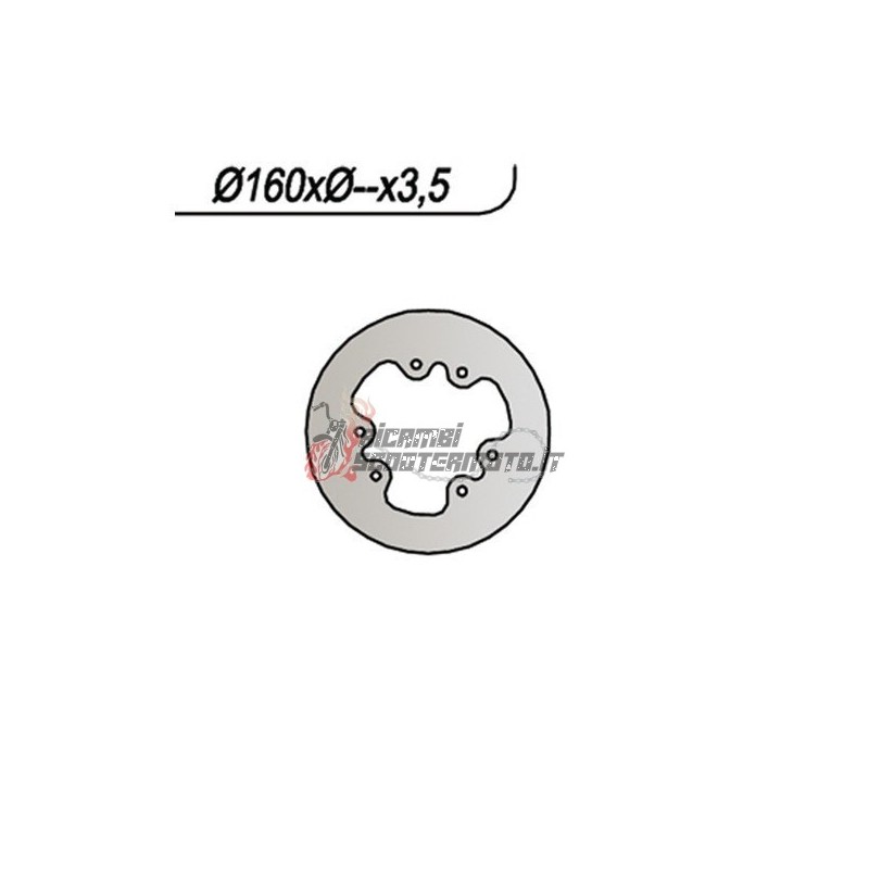 DISCO FRENO POSTERIORE BETA MOTOR ALP 50 1992-1992 DISCO FRENO POSTERIORE BETA MOTOR ALP 50 1992-1992