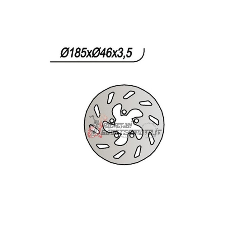 DISCO FRENO POSTERIORE BETA MOTOR ST 50 1999-2000 DISCO FRENO POSTERIORE BETA MOTOR ST 50 1999-2000