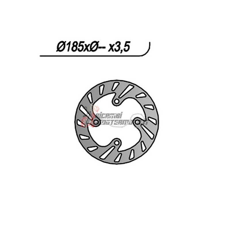 DISCO DE FRENO DELANTERO BETA MOTOR REV 2T 125 1999-2002