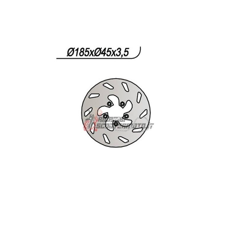 DISCO FRENO POSTERIORE BETA MOTOR RK 6 SUPERMOTARD 50 1999-2001