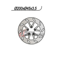 DISCO FRENO POSTERIORE BETA MOTOR ALP 4T 125 2002-2003