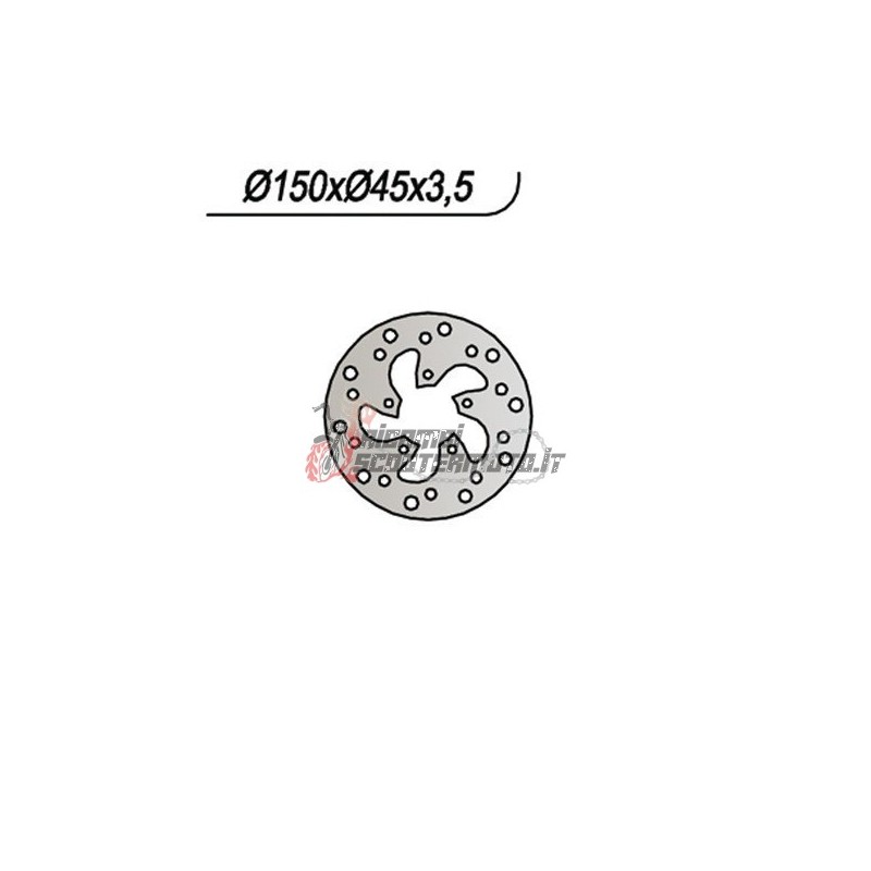 DISQUE DE FREIN ARRIÈRE BETA MOTOR REV 80 2002-2003
