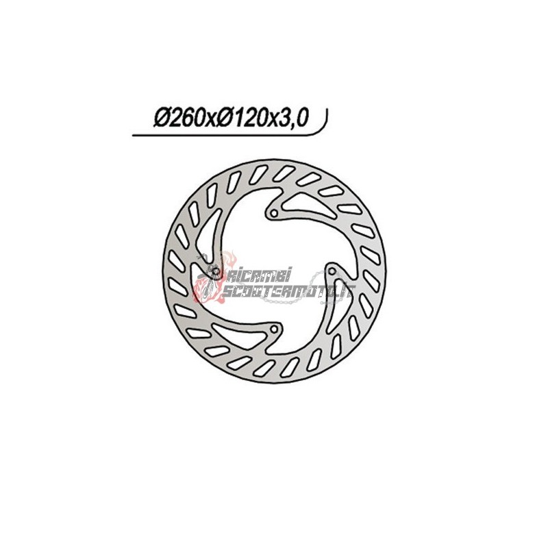 VORDERE BREMSSCHEIBE BETA MOTOR RR ENDURO ALU 50 2003-2006
