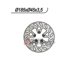DISCO FRENO POSTERIORE BETA MOTOR RR T ENDURO 50 2008-2009