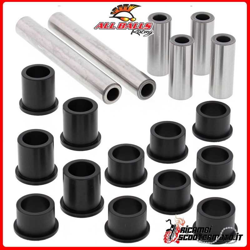 COMPLETE OVERSIZED BUSHING OVERHAUL KIT FOR ALL 4 All Balls ARM LINKS Kawasaki KVF650 I Brute Force 2006-2013