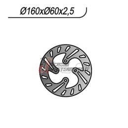 DISCO FRENO POSTERIORE BETA MOTOR EVO 2T 125 2009-2011