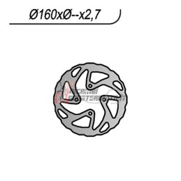 DISCO FRENO POSTERIORE BETA MOTOR EVO 2T 125 2009-2011