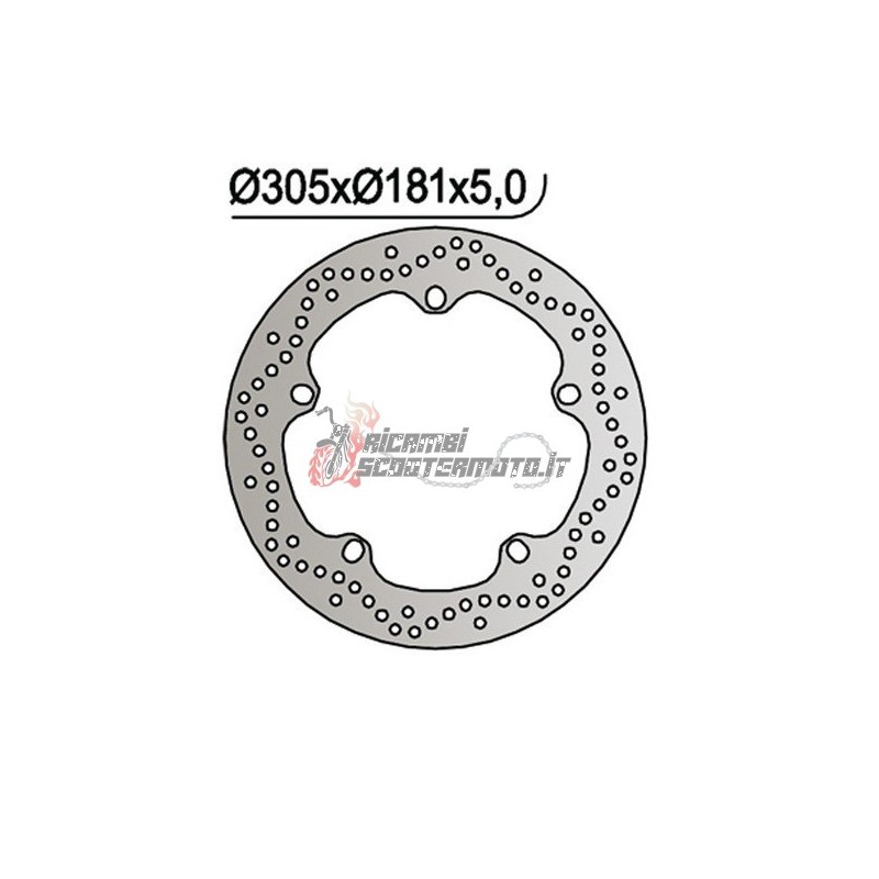 DISCO DE FRENO DELANTERO BMW R C AVANTGARDE 850 1999-2001