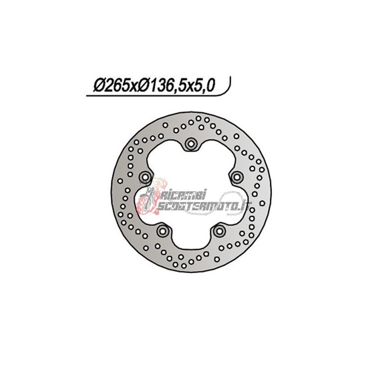 HINTERE BREMSSCHEIBE BMW F GS 650 2008-2008