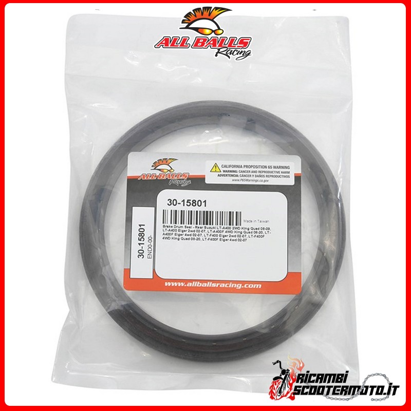 SELLO DE ACEITE DEL TAMBOR DE FRENO TRASERO All Balls Suzuki LT-A 400 King Quad 2x4 2008-2009
