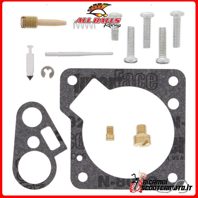 All Balls CARBURETOR OVERHAUL KIT Yamaha PW 50 1981-2022