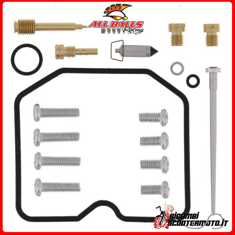 All Balls CARBURETOR OVERHAUL KIT Kawasaki KVF300 Brute Force 2012-2023