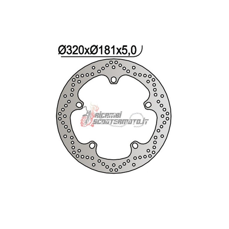 DISCO DE FRENO DELANTERO BMW F GT 800 2013-2019