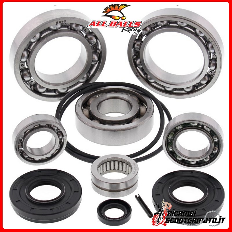 REAR DIFFERENTIAL BEARING AND OIL SEALS KIT All Balls Kawasaki Teryx 750 4x4 2008-2013