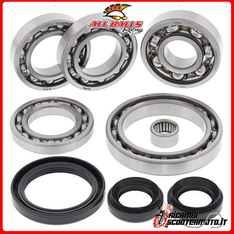 KIT DE ROULEMENT DE DIFFÉRENTIEL AVANT ET DE JOINTS D'HUILE All Balls Cf Moto Rancher 500 CF500-5 UTV 2011-2013