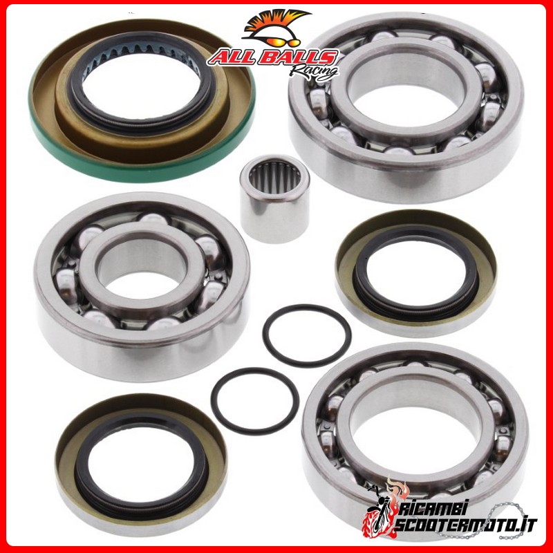 REAR DIFFERENTIAL BEARING AND OIL SEALS KIT All Balls Can-Am Outlander 400 STD 4x4 2011-2015