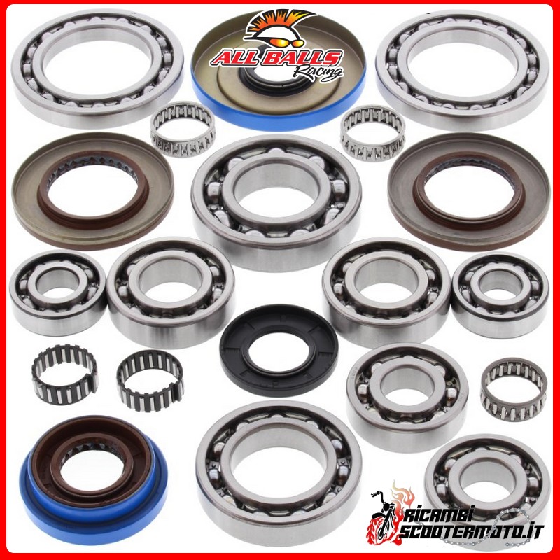 REAR DIFFERENTIAL BEARING AND OIL SEALS KIT All Balls Polaris Ranger 4x4 400 2010-2014