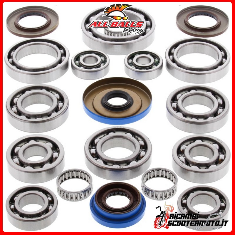 REAR DIFFERENTIAL BEARING AND OIL SEALS KIT All Balls Polaris ACE 325 2014-2016